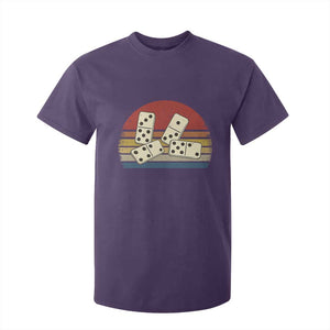 Vintage Domino Player 8647 T Shirt For Kid Board Game Subtle Protest TS12 Purple Print Your Wear