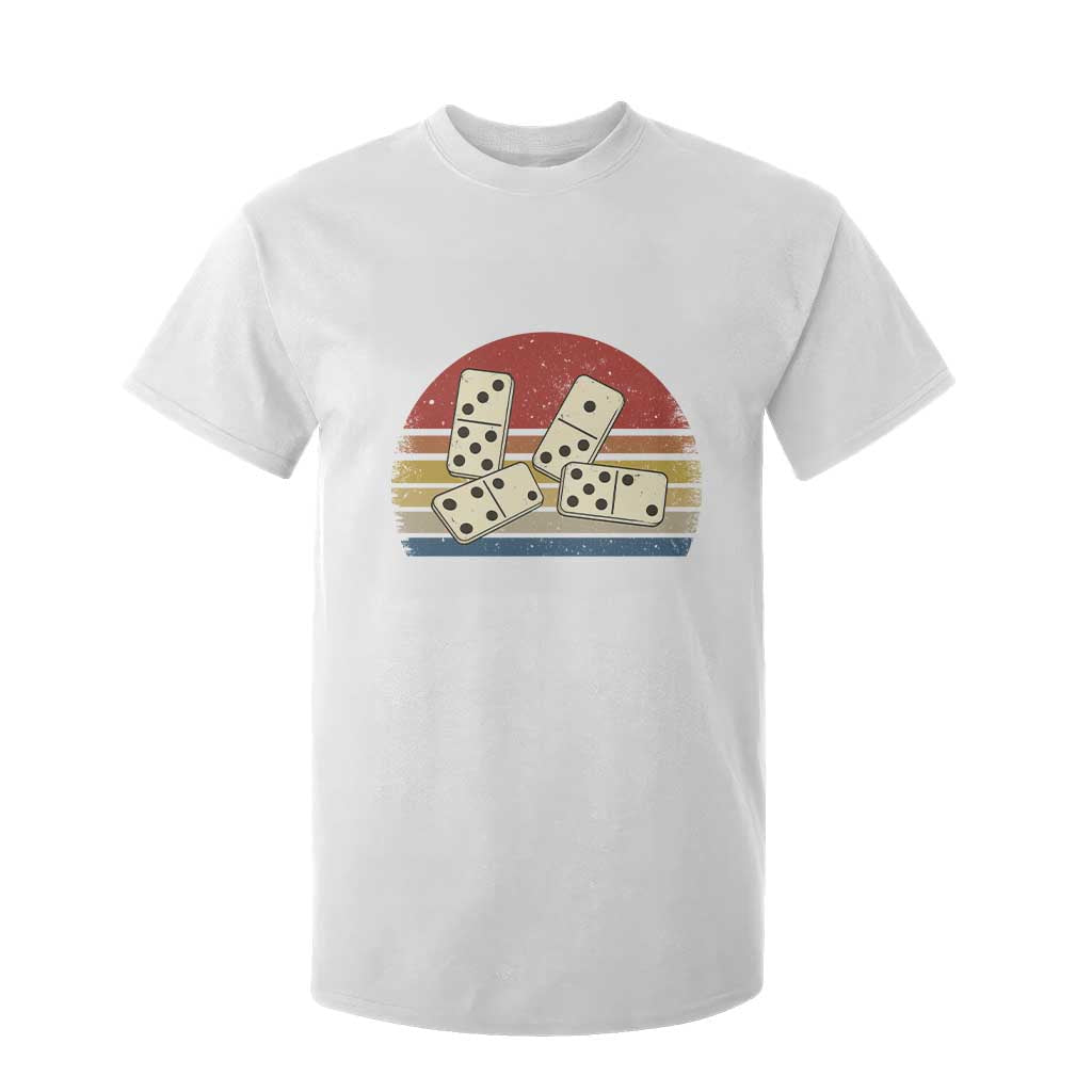 Vintage Domino Player 8647 T Shirt For Kid Board Game Subtle Protest TS12 White Print Your Wear
