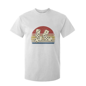 Vintage Domino Player 8647 T Shirt For Kid Board Game Subtle Protest TS12 White Print Your Wear