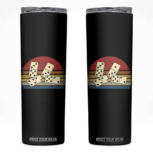 Vintage Domino Player 8647 Skinny Tumbler Board Game Subtle Protest TS12 Black Print Your Wear