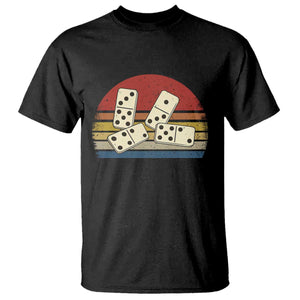 Vintage Domino Player 8647 T Shirt Board Game Subtle Protest TS12 Black Print Your Wear