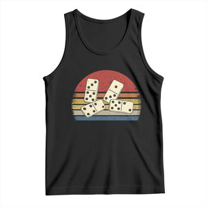 Vintage Domino Player 8647 Tank Top Board Game Subtle Protest TS12 Black Print Your Wear
