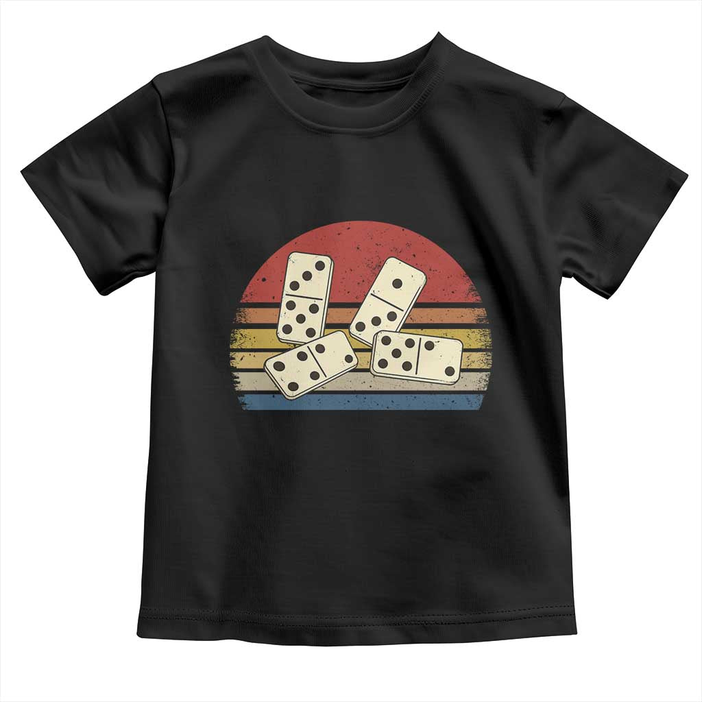 Vintage Domino Player 8647 Toddler T Shirt Board Game Subtle Protest TS12 Black Print Your Wear