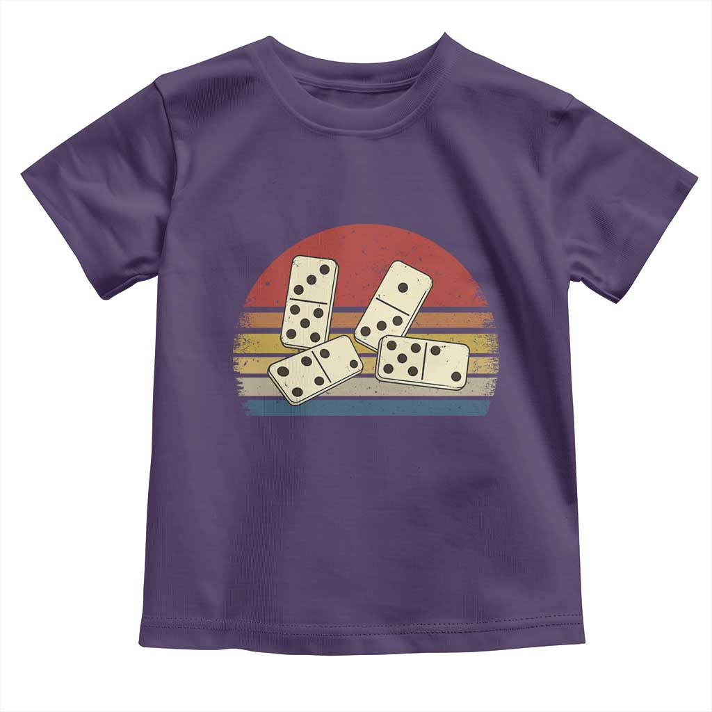 Vintage Domino Player 8647 Toddler T Shirt Board Game Subtle Protest TS12 Purple Print Your Wear