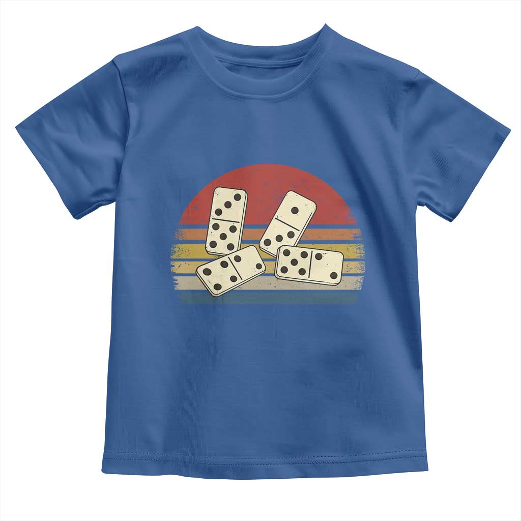 Vintage Domino Player 8647 Toddler T Shirt Board Game Subtle Protest TS12 Royal Blue Print Your Wear