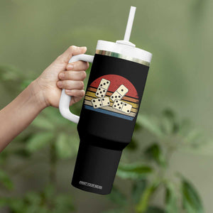 Vintage Domino Player 8647 Tumbler With Handle Board Game Subtle Protest TS12 Print Your Wear