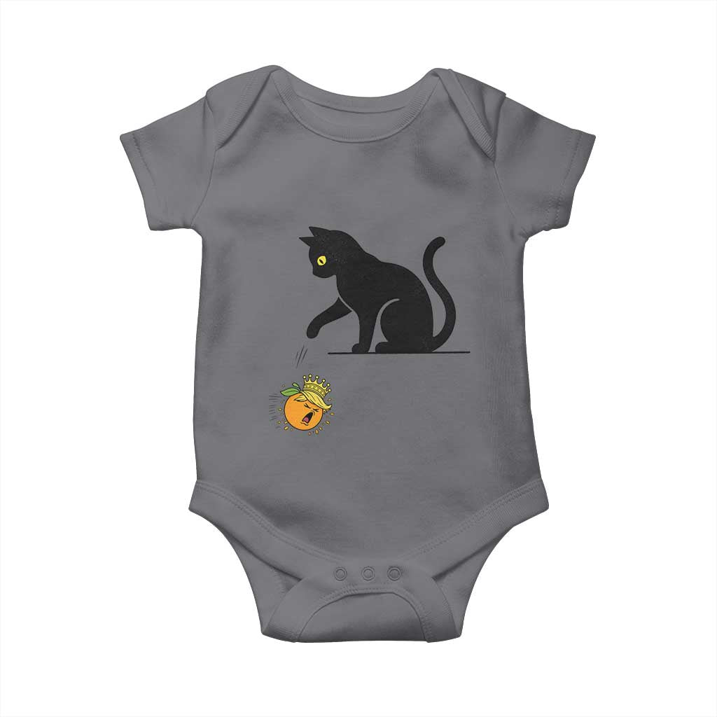 Funny No Kings Black Cat Baby Onesie Rebellious Cat Lover Gift TS12 Charcoal Print Your Wear