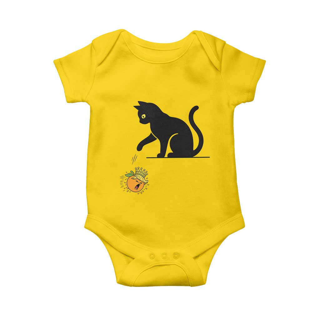 Funny No Kings Black Cat Baby Onesie Rebellious Cat Lover Gift TS12 Daisy Print Your Wear