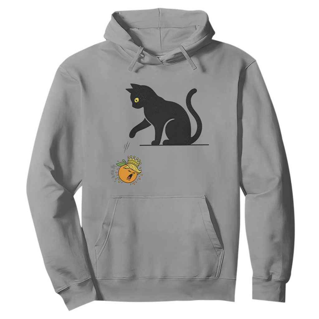 Funny No Kings Black Cat Hoodie Rebellious Cat Lover Gift TS12 Sport Gray Print Your Wear