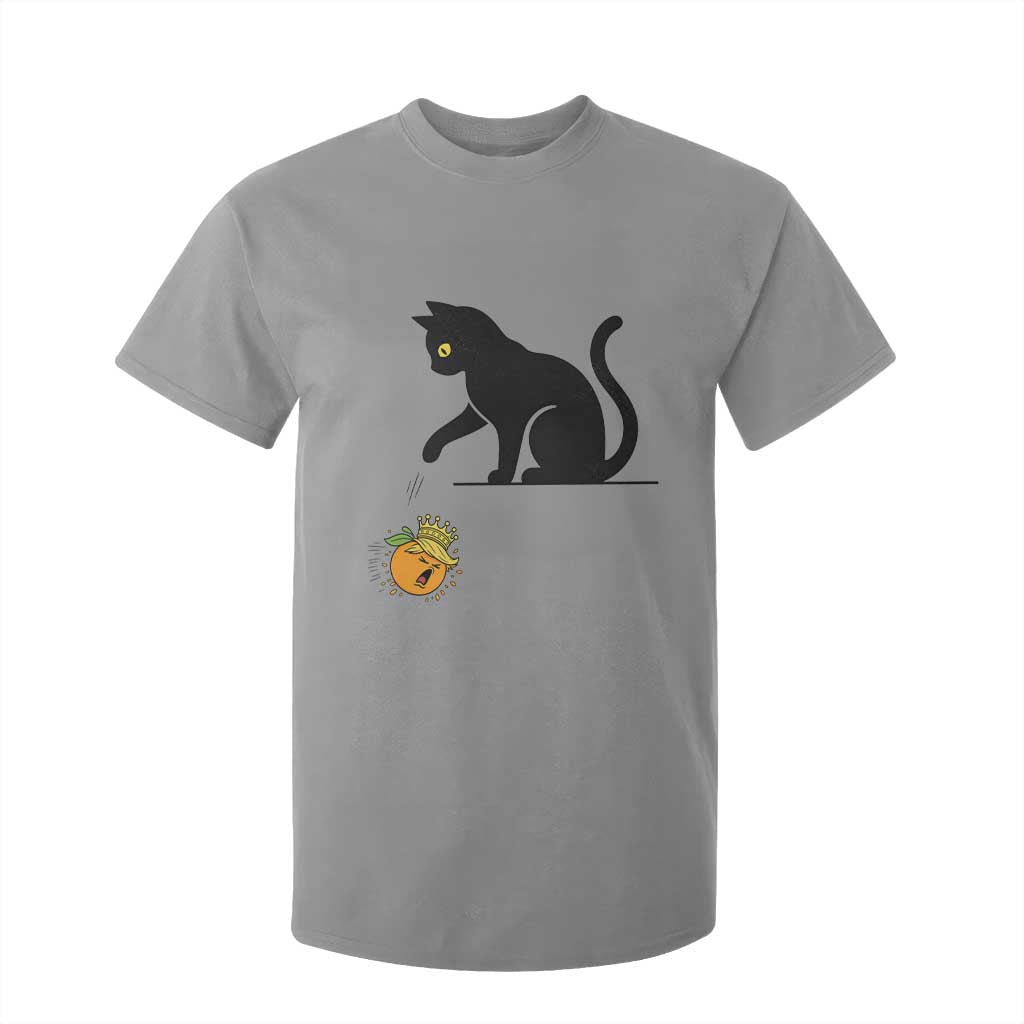 Funny No Kings Black Cat T Shirt For Kid Rebellious Cat Lover Gift TS12 Sport Gray Print Your Wear