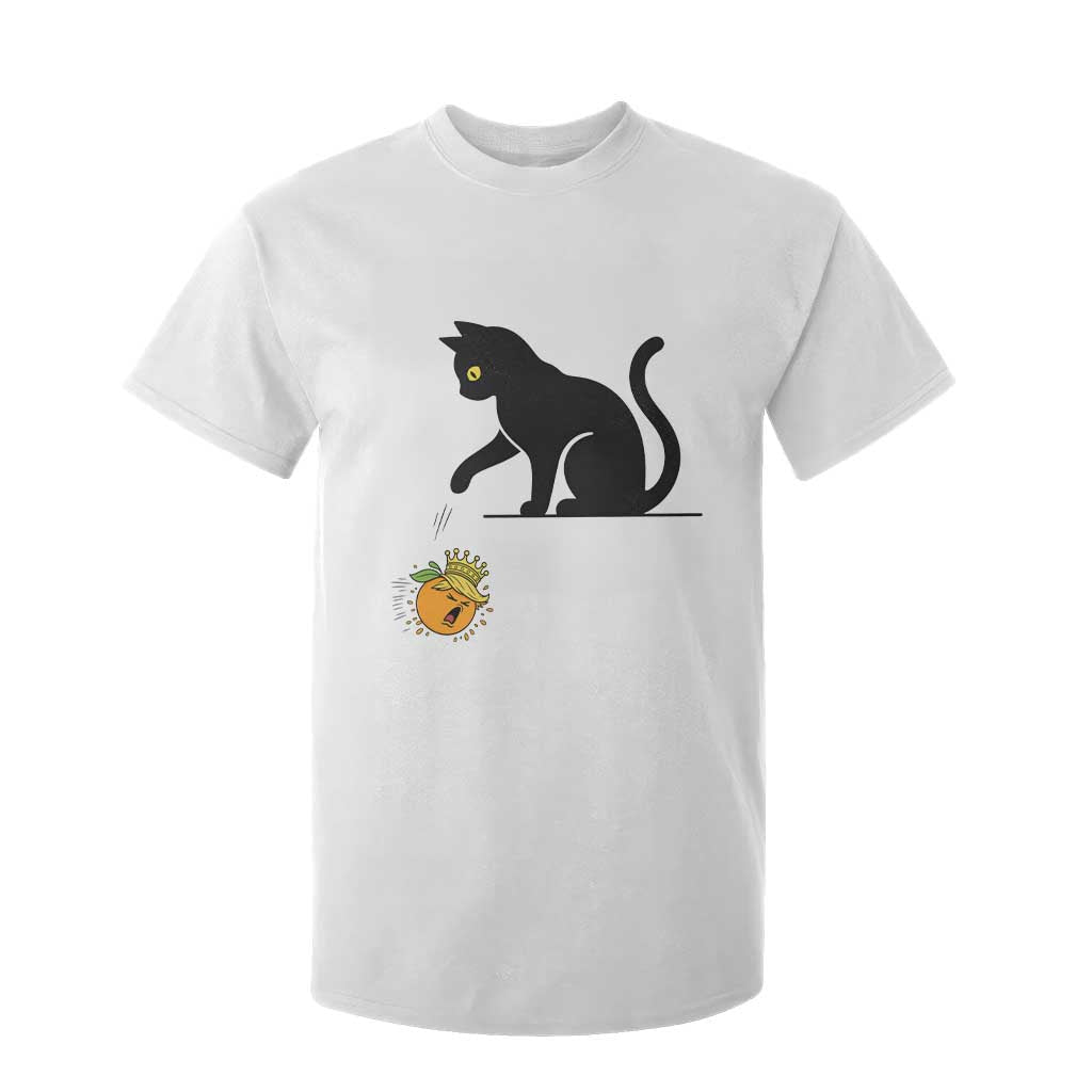 Funny No Kings Black Cat T Shirt For Kid Rebellious Cat Lover Gift TS12 White Print Your Wear