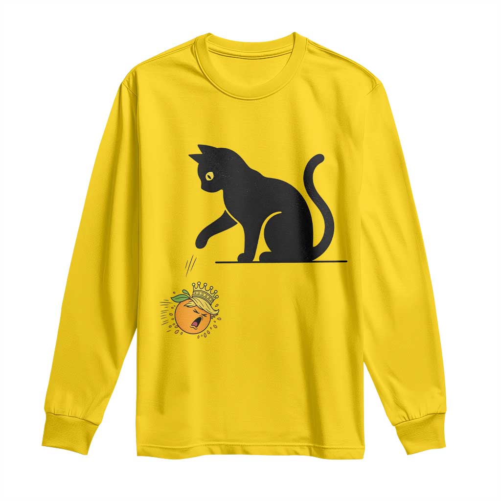 Funny No Kings Black Cat Long Sleeve Shirt Rebellious Cat Lover Gift TS12 Daisy Print Your Wear
