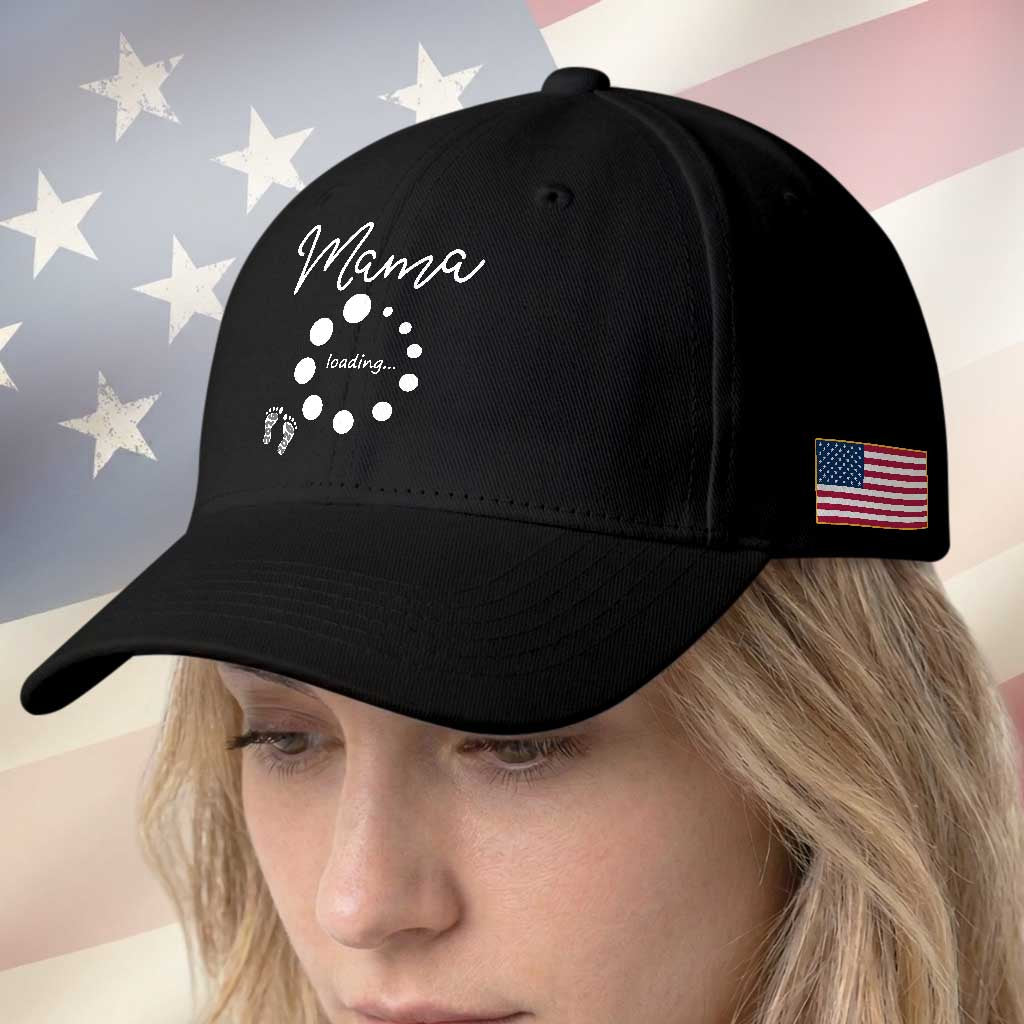 Mama Loading 2026 Baseball Cap Pregnancy Announcement Mothers Day TS12 Print Your Wear
