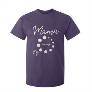 Mama Loading 2026 T Shirt For Kid Pregnancy Announcement Mothers Day TS12 Purple Print Your Wear