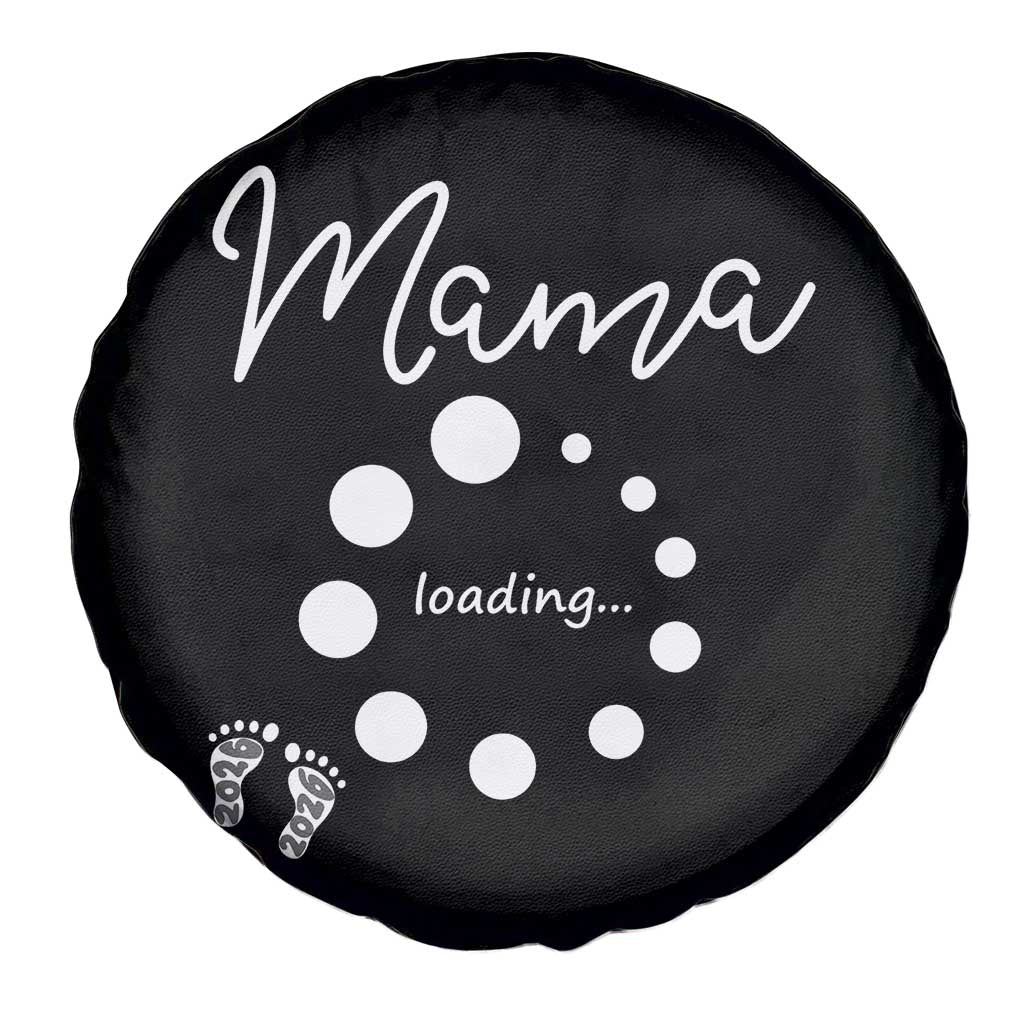 Mama Loading 2026 Spare Tire Cover Pregnancy Announcement Mothers Day TS12 Print Your Wear