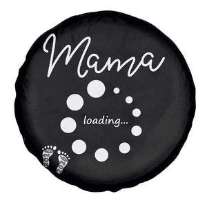 Mama Loading 2026 Spare Tire Cover Pregnancy Announcement Mothers Day TS12 Print Your Wear
