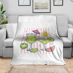 Tropical Margarita Summer Throw Blanket Beach Vacation Graphic TS12 Print Your Wear