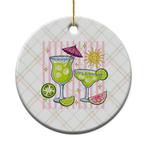 Tropical Margarita Summer Ceramic Ornament Beach Vacation Graphic TS12 1pc Christmas Plaid Print Your Wear