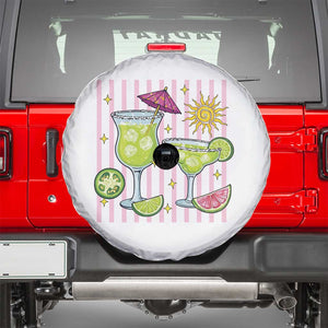 Tropical Margarita Summer Spare Tire Cover Beach Vacation Graphic TS12 White Print Your Wear