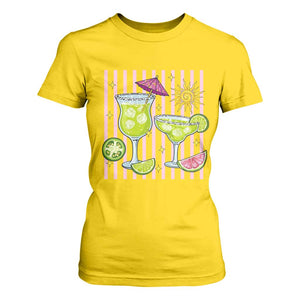 Tropical Margarita Summer T Shirt For Women Beach Vacation Graphic TS12 Daisy Print Your Wear