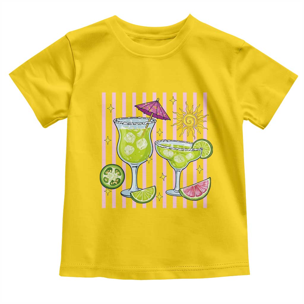 Tropical Margarita Summer Toddler T Shirt Beach Vacation Graphic TS12 Daisy Print Your Wear