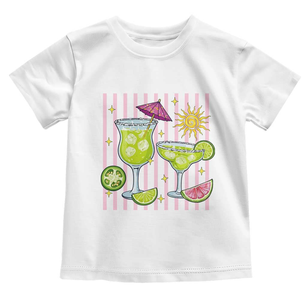 Tropical Margarita Summer Toddler T Shirt Beach Vacation Graphic TS12 White Print Your Wear