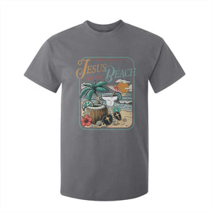 Funny Christian Beach Gift T Shirt For Kid All I Need Is Jesus And The Beach TS12 Charcoal Print Your Wear