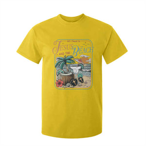 Funny Christian Beach Gift T Shirt For Kid All I Need Is Jesus And The Beach TS12 Daisy Print Your Wear
