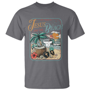 Funny Christian Beach Gift T Shirt All I Need Is Jesus And The Beach TS12 Charcoal Print Your Wear
