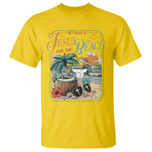 Funny Christian Beach Gift T Shirt All I Need Is Jesus And The Beach TS12 Daisy Print Your Wear