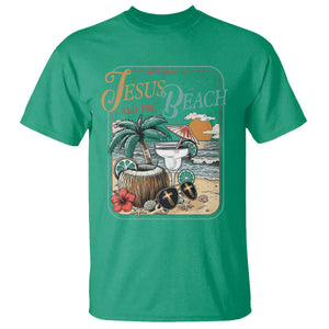 Funny Christian Beach Gift T Shirt All I Need Is Jesus And The Beach TS12 Irish Green Print Your Wear