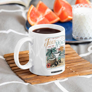 Funny Christian Beach Gift Coffee Mug All I Need Is Jesus And The Beach TS12 Print Your Wear