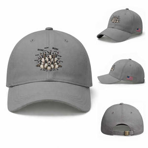 Silly Goose Mom Baseball Cap Funny Parenting Chaos Motherhood TS12 Baseball Cap Universal Fit Sport Gray Print Your Wear