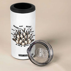 Silly Goose Mom 4 in 1 Can Cooler Tumbler Funny Parenting Chaos Motherhood TS12 Print Your Wear