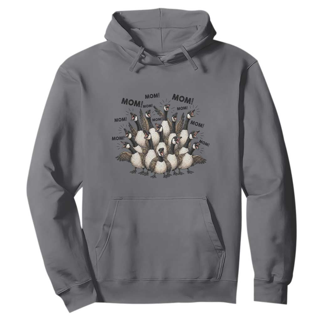 Silly Goose Mom Hoodie Funny Parenting Chaos Motherhood TS12 Charcoal Print Your Wear