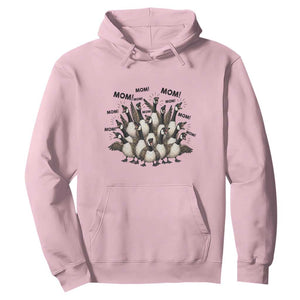 Silly Goose Mom Hoodie Funny Parenting Chaos Motherhood TS12 Light Pink Print Your Wear