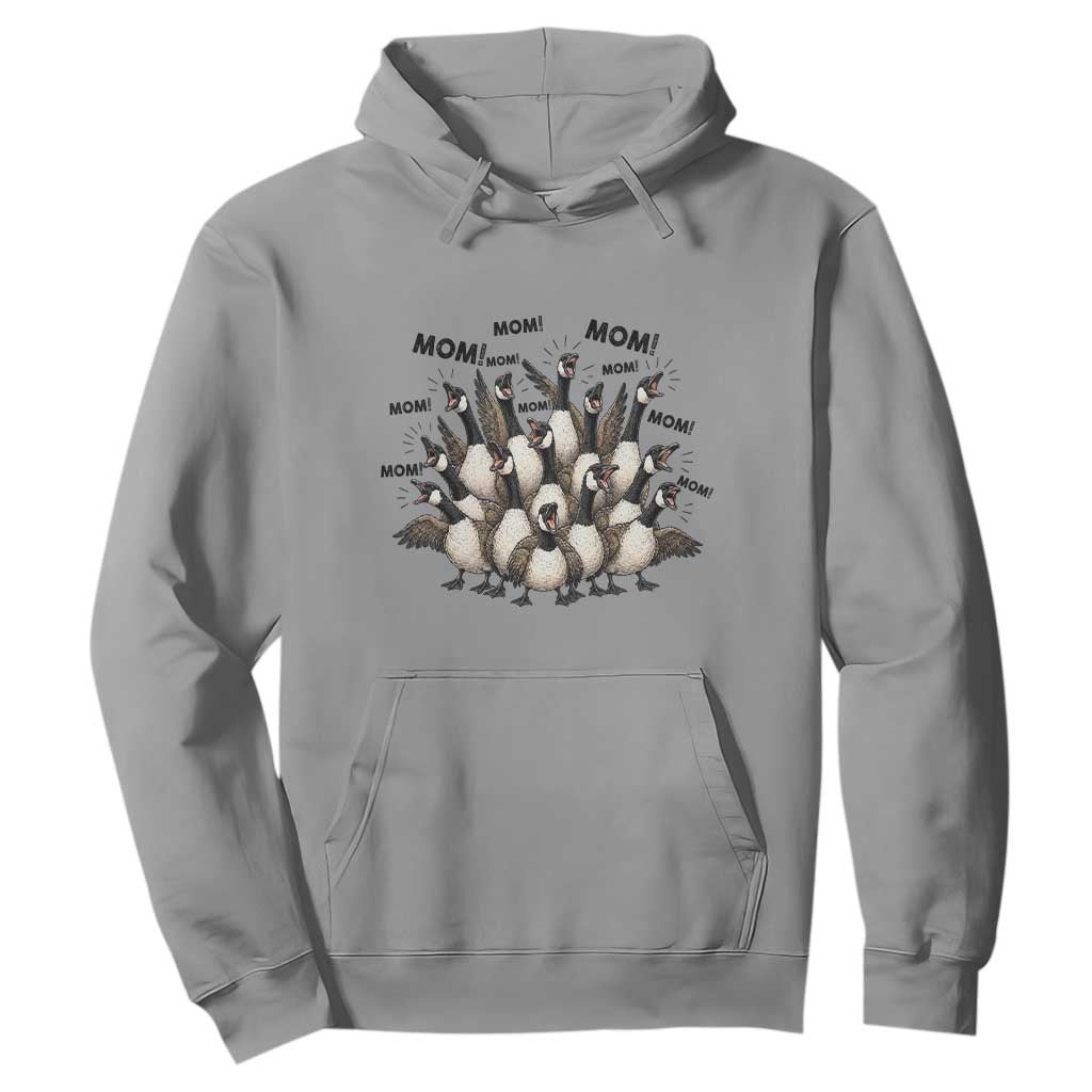 Silly Goose Mom Hoodie Funny Parenting Chaos Motherhood TS12 Sport Gray Print Your Wear