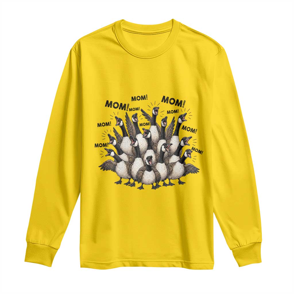 Silly Goose Mom Long Sleeve Shirt Funny Parenting Chaos Motherhood TS12 Daisy Print Your Wear