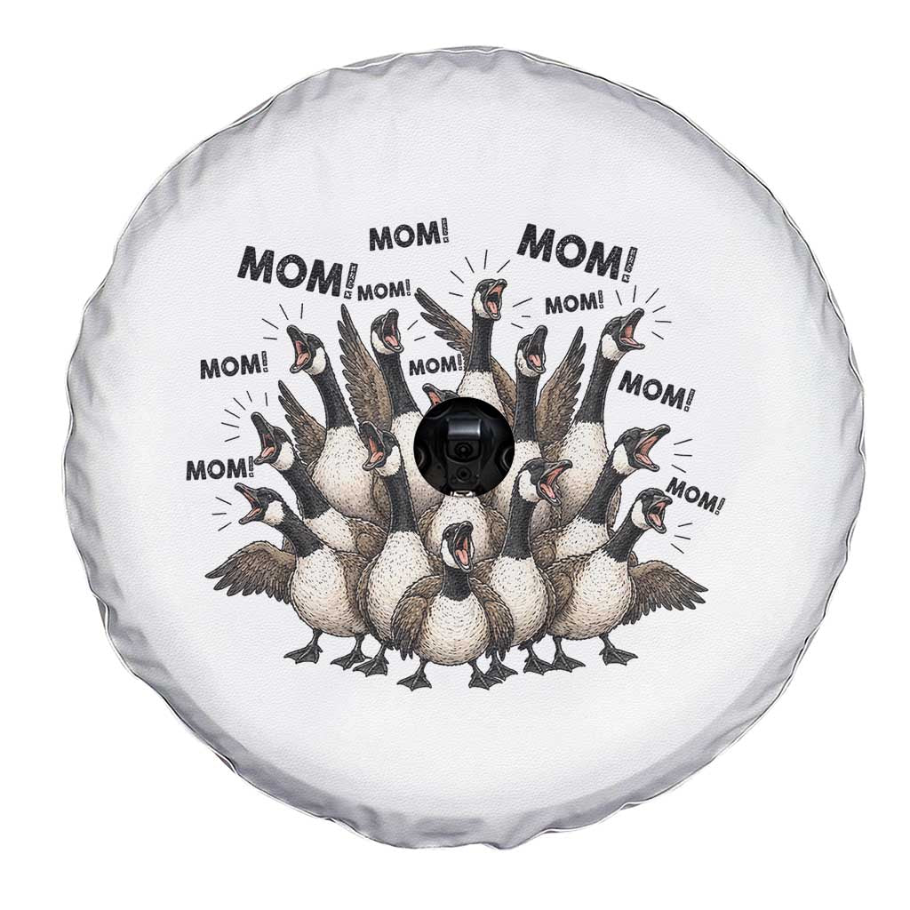 Silly Goose Mom Spare Tire Cover Funny Parenting Chaos Motherhood TS12 Print Your Wear