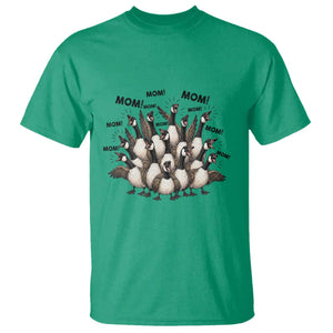 Silly Goose Mom T Shirt Funny Parenting Chaos Motherhood TS12 Irish Green Print Your Wear