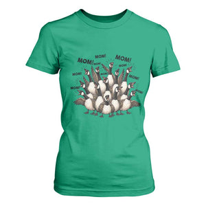 Silly Goose Mom T Shirt For Women Funny Parenting Chaos Motherhood TS12 Irish Green Print Your Wear