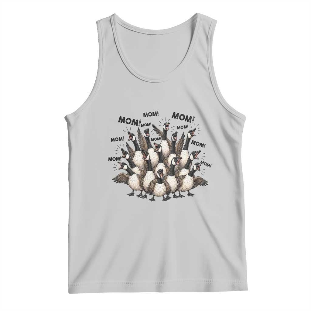 Silly Goose Mom Tank Top Funny Parenting Chaos Motherhood TS12 Ash Print Your Wear
