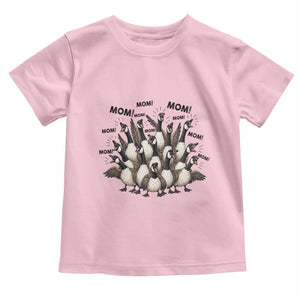 Silly Goose Mom Toddler T Shirt Funny Parenting Chaos Motherhood TS12 Light Pink Print Your Wear