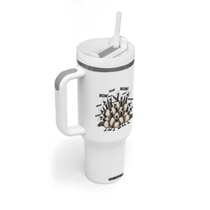 Silly Goose Mom Tumbler With Handle Funny Parenting Chaos Motherhood TS12 Print Your Wear