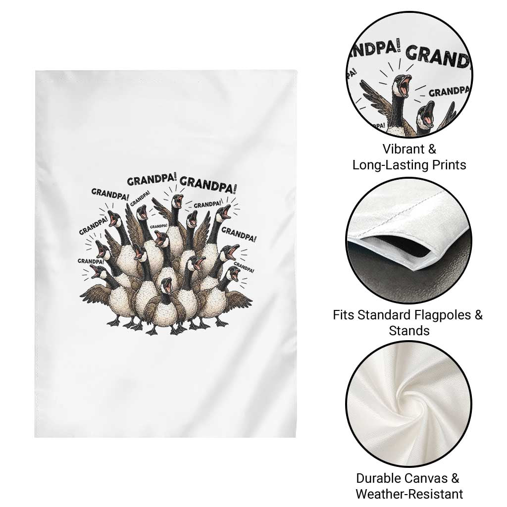 Silly Goose Grandpa Garden Flag Funny Family Chaos Grandfather TS12 Print Your Wear