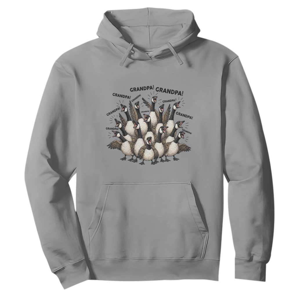 Silly Goose Grandpa Hoodie Funny Family Chaos Grandfather TS12 Sport Gray Print Your Wear