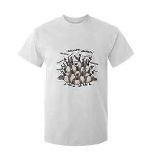 Silly Goose Grandpa T Shirt For Kid Funny Family Chaos Grandfather TS12 White Print Your Wear