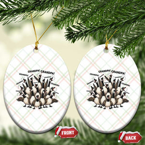 Silly Goose Grandpa Ceramic Ornament Funny Family Chaos Grandfather TS12 Print Your Wear