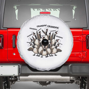 Silly Goose Grandpa Spare Tire Cover Funny Family Chaos Grandfather TS12 White Print Your Wear