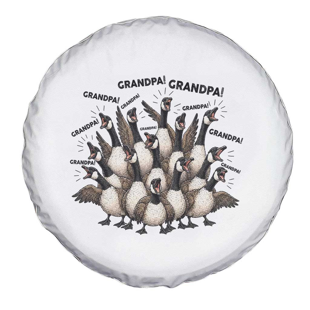 Silly Goose Grandpa Spare Tire Cover Funny Family Chaos Grandfather TS12 Print Your Wear